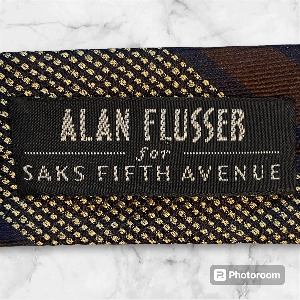 Alan Flusser Tie for Saks Fifth Avenue - Picture 3 of 4